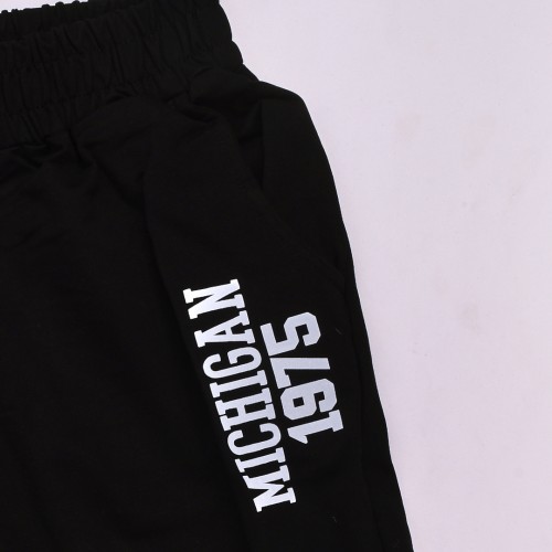 بجامة خامة قطنية  مريحة Micgigan 1975 فصال مميز وجودة عالية باللون الاسود