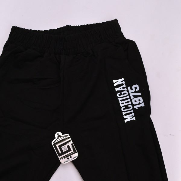 بجامة خامة قطنية  مريحة Micgigan 1975 فصال مميز وجودة عالية باللون الاسود