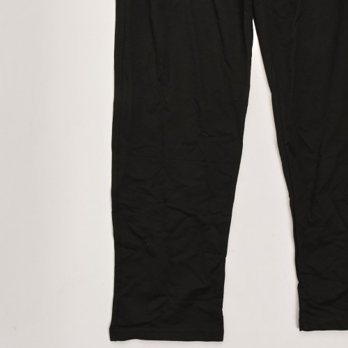 خامة قطن بجامة خصر لاستيك  لون اسود سادة قياسات خاصة كبيرة  (طباعة حسب الطلب)