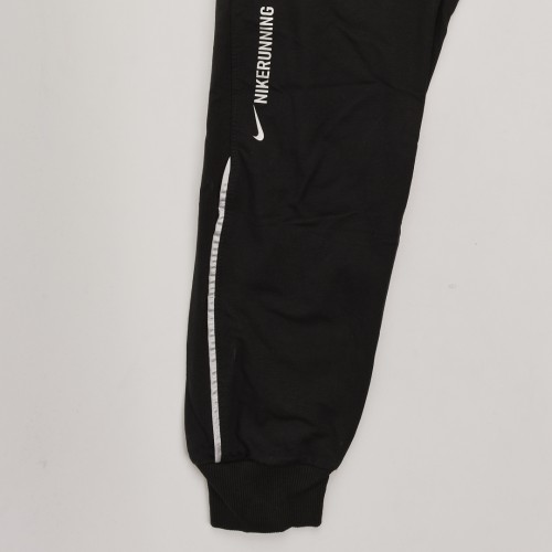 خامة قطن بجامة nike فصال ممتاز خصر وقدم لاستيك  شبكة وخط على الجانب باللون الاسود 