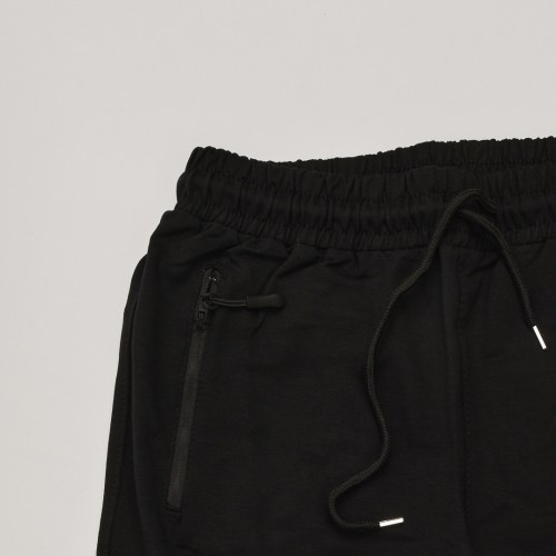 خامة قطن بجامة adidas فصال ممتاز خصر وقدم لاستيك حركة في الطباعة   باللون الاسود 