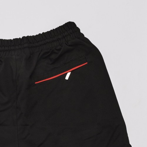 خامة قطن بجامة jordan باللون الاسود  فصال ممتاز خصر وقدم لاستيك خطوط باللون الاحمر 