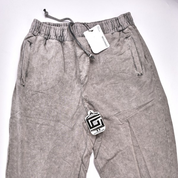 خامة قطن البجامة العالمية  Yikamali Rigular Alt   رصاصي فاتح  فصال اكثر من رائع سادة (طباعة حسب الطلب)