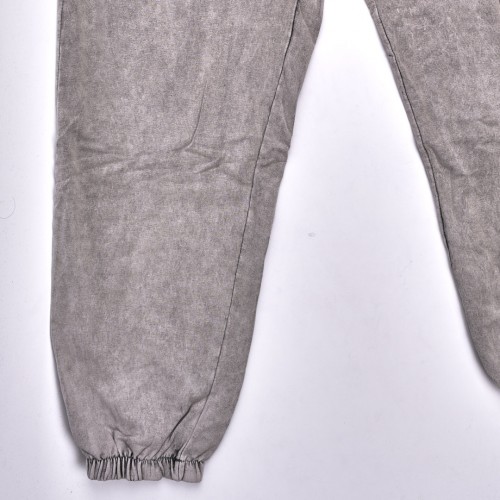 خامة قطن البجامة العالمية  Yikamali Rigular Alt   رصاصي فاتح  فصال اكثر من رائع سادة (طباعة حسب الطلب)