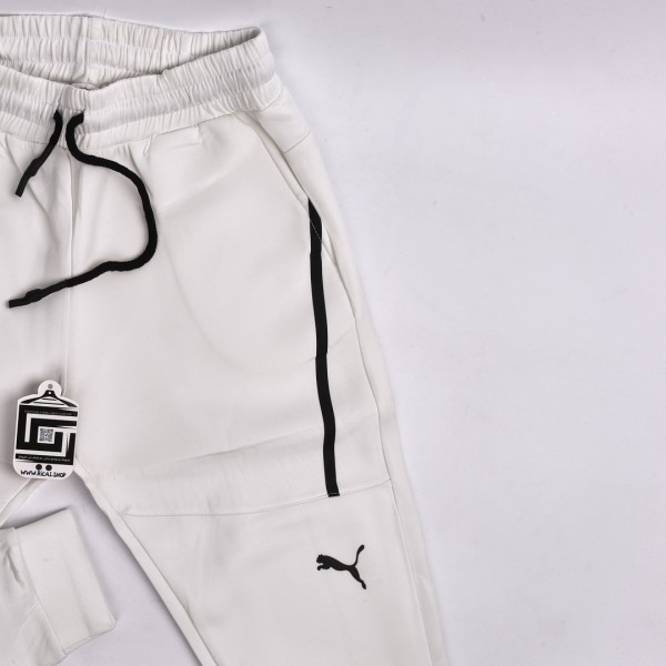 خامة قطني متقدم puma بجامة ابيض ملمس ناعم وبارد جدا