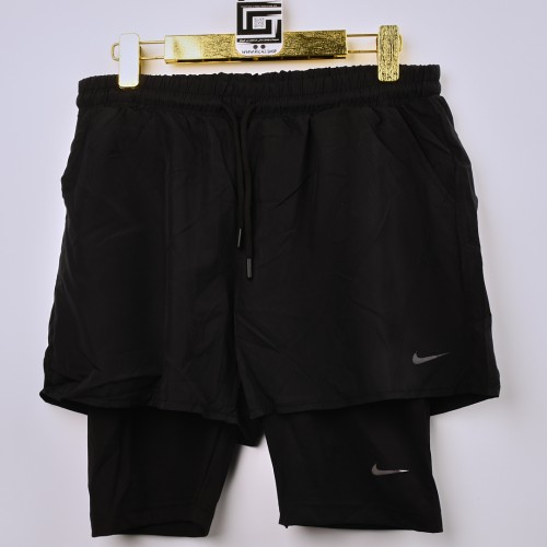 شورت رياضي مدمج بستريج قصير يغطي نصف الساق فصال اكثر من رائع nike للجنسين اسود شورت رياضي مدمج بستريج قصير يغطي نصف الساق فصال اكثر من رائع nike للجنسين اسود