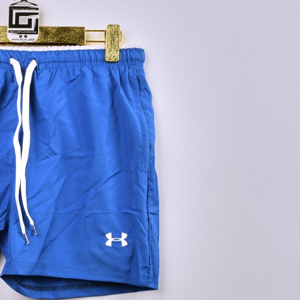 ابرد خامة شورت صيفية under armor بطانة شبكية مريحة ازرق 