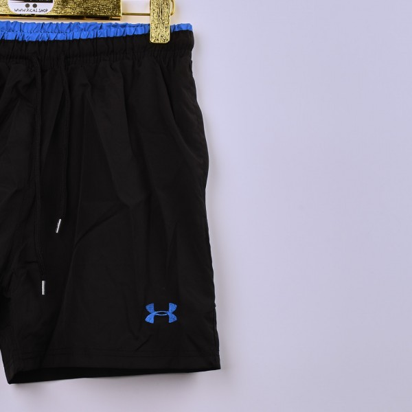 ابرد خامة شورت صيفية under armor بطانة شبكية مريحة اسود