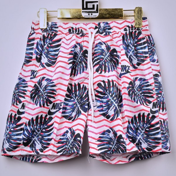 خامة شورت صيفية باردة nike  بطانة شبكية مريحة لون مشجر