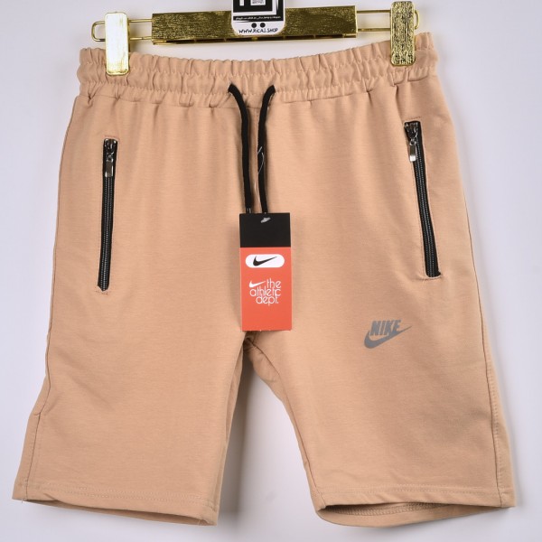 خامة قطنية شورت Nike فصال تركي  حركة زنجيل بيجي