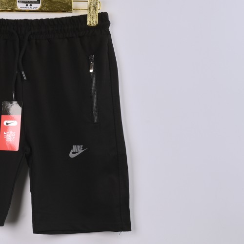 خامة قطنية شورت Nike فصال تركي  حركة زنجيل اسود 