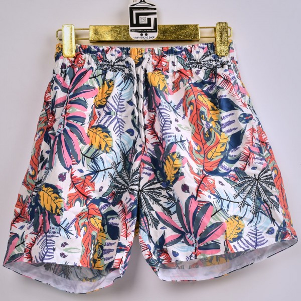 خامة مريحة باردة شورت مشجر بدرجات الوان متعددة مع بطانة ممتازة