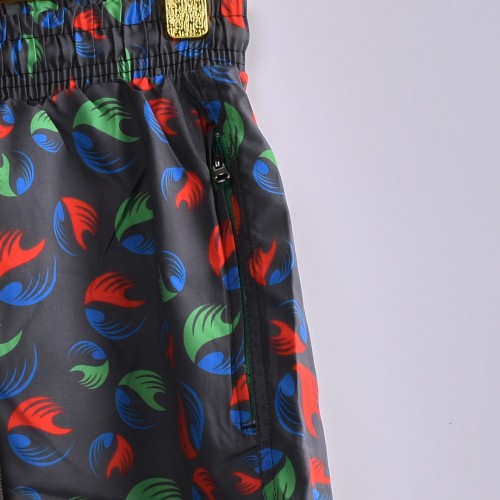 خامة مريحة باردة شورت مشجرر رصاصي و دوائر بالوان متعددة  مع بطانة ممتازة