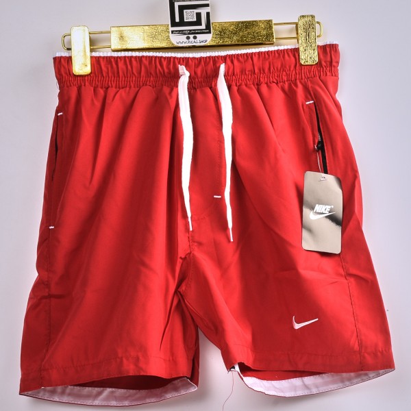 خامة مريحة باردة شورت NIKE جيوب زنجيل مع خصر وجيوب متباينة اللون