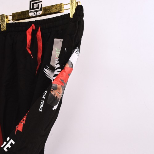 خامة قطن درجة ممتازة شورت ياكوزا  لون اسود   فصال عالي 