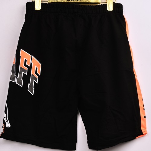 خامة قطن درجة ممتازة شورت AMSTAFF لون اسود وبرتقالي فصال عالي 