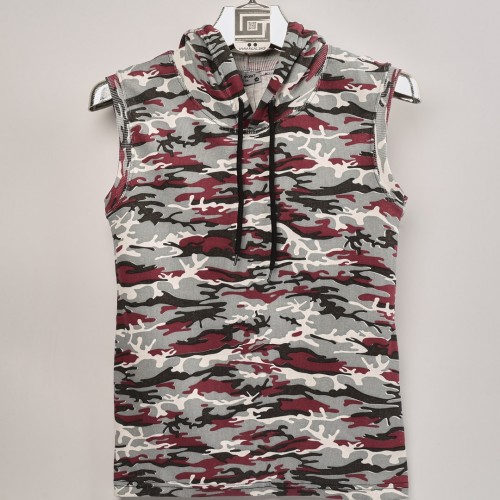 خامة قطنية حجرية كب كيمونة مرقط بالاحمر 