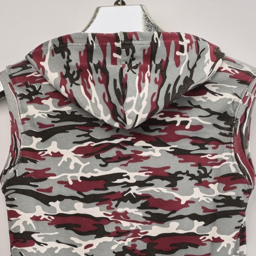 خامة قطنية حجرية كب كيمونة مرقط بالاحمر 