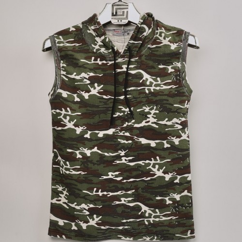 خامة قطنية حجرية كب كيمونة مرقط بالزيتوني 