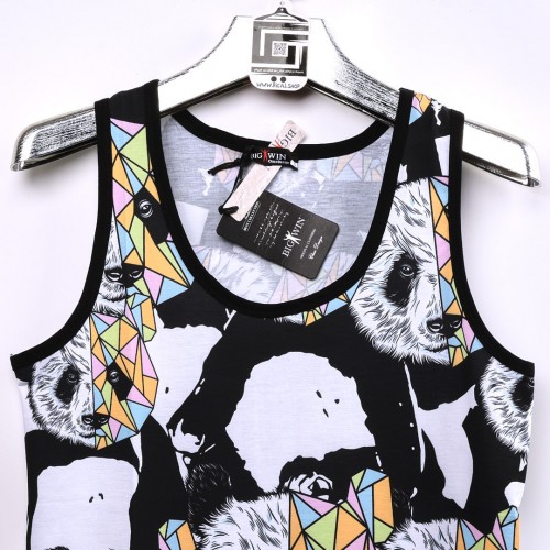 خامة مريحة كيمونة Big Win عنق دائري واسع بخليط الوان متعددة زاهية 