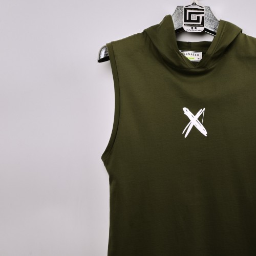 كب كيمونة  خامة قطنية فصال حركي من الدرجة الاولى X  باللون الزيتوني المميز