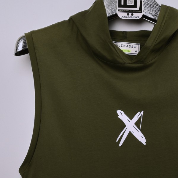 كب كيمونة  خامة قطنية فصال حركي من الدرجة الاولى X  باللون الزيتوني المميز