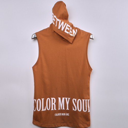 كب كيمونة  خامة قطنية فصال حركي من الدرجة الاولى طباعة خلفية  باللون الجوزي المميز