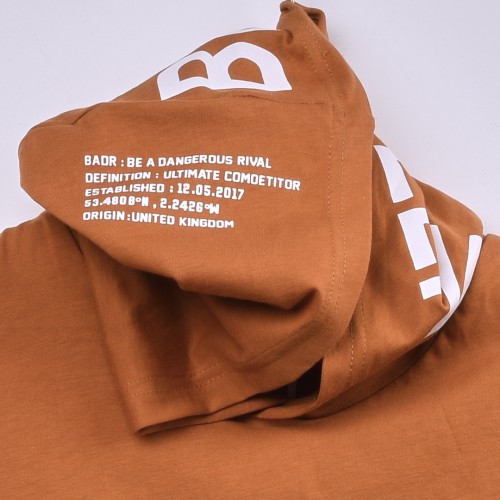 كب كيمونة  خامة قطنية فصال حركي من الدرجة الاولى طباعة خلفية  باللون الجوزي المميز