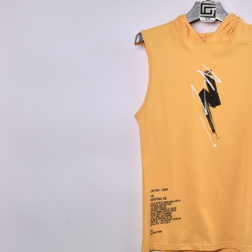 كب كيمونة  خامة قطنية فصال حركي من الدرجة الاولى  باللون الاصفرر