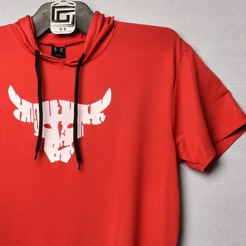 خامة رياضي متقدم كب تيشرت  UNDER ARMOR احمر