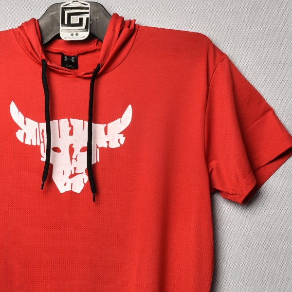 خامة رياضي متقدم كب تيشرت  UNDER ARMOR احمر