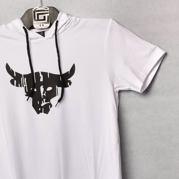 خامة رياضي متقدم كب تيشرت  UNDER ARMOR ابيض