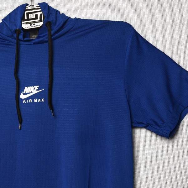 خامة رياضي nike air max  كب تيشرت فصال مميز ازرق اللون