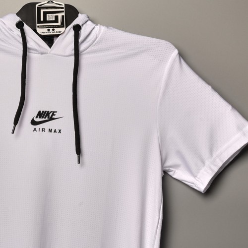 خامة رياضي nike air max  كب تيشرت فصال مميز الابيض اللون