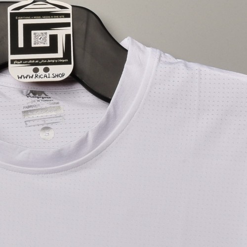 خامة رياضي متقدم kappa  ياخة دائري  لون ابيض 