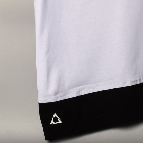 خامة قطني كب تيشرت  risk ابيض 