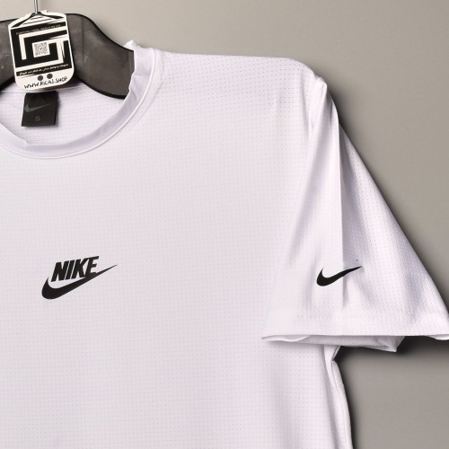  خامة رياضي متقدم nike عنق دائري  ابيض