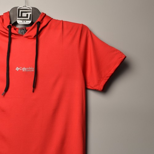 خامة رياضي Columbia كب تيشرت احمر اللون 