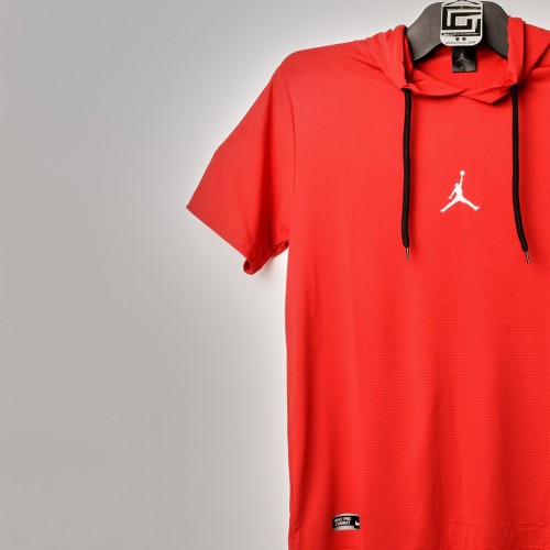 خامة رياضي كب تيشرت فصال مميز جدا jordan   no fill لون احمر 