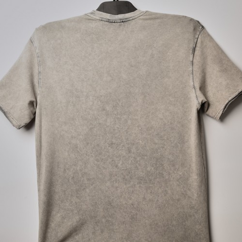 الخامة العالية الجودة بفصال اجمل من الاوفر سايز Yikamali - Relaxed  رصاصي (يعتبر ابيض في هذا التايب) سادة (طباعة حسب الطلب)