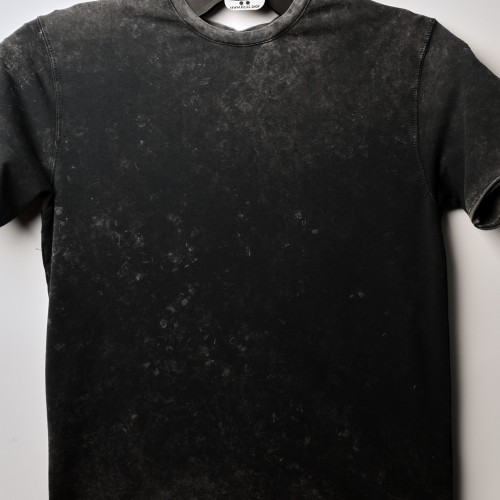 الخامة العالية الجودة بفصال اجمل من الاوفر سايز Yikamali - Relaxed  اسود سادة (طباعة حسب الطلب)