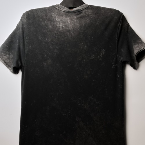 الخامة العالية الجودة بفصال اجمل من الاوفر سايز Yikamali - Relaxed  اسود سادة (طباعة حسب الطلب)