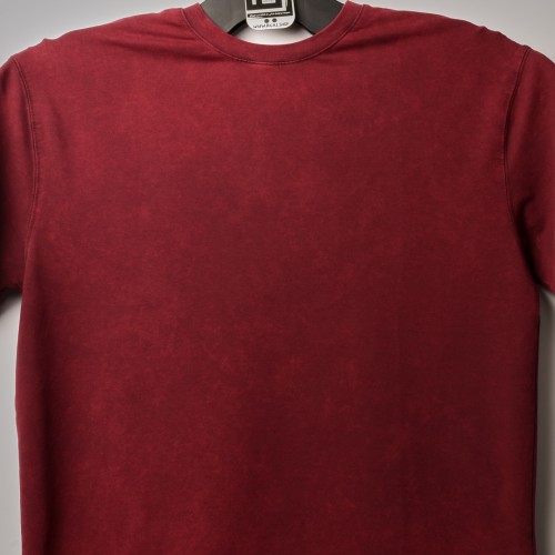 الخامة العالية الجودة بفصال اجمل من الاوفر سايز Yikamali - Relaxed  ماروني  سادة (طباعة حسب الطلب)