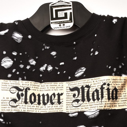 تيشرت Flower Mafia خامة اكثر من ممتازة بفصال مميز Relaxed اسود