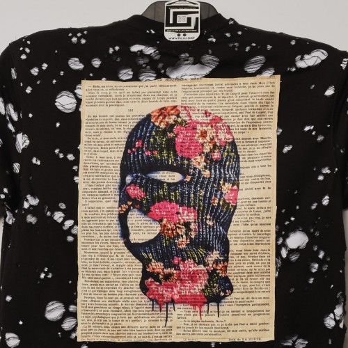 تيشرت Flower Mafia خامة اكثر من ممتازة بفصال مميز Relaxed اسود