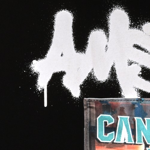 تيشرت خامة عالية الجودة بفصال مميز AMSTERDAM  اسود اللون