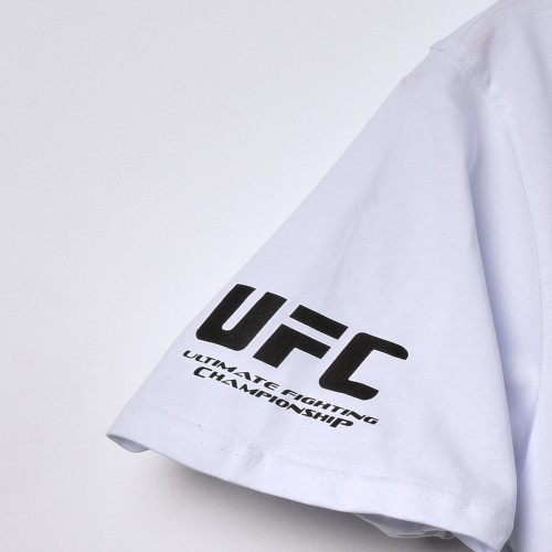 تيشرت خامة عالية الجودة تركي درجة اولى  بفصال مميز  kInG Fighter ابيض اللون