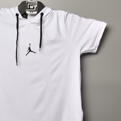 خامة رياضي كب تيشرت فصال مميز جدا jordan   no fill لون ابيض