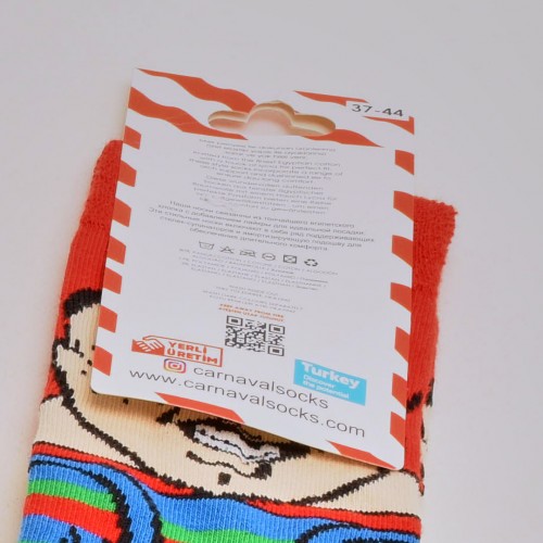 الجوارب الملونة الشهيرة carnaval  - تشاكي