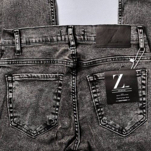 جينز zara port هادئ خامة متقدمة كاحت سلم فت ليكرا 